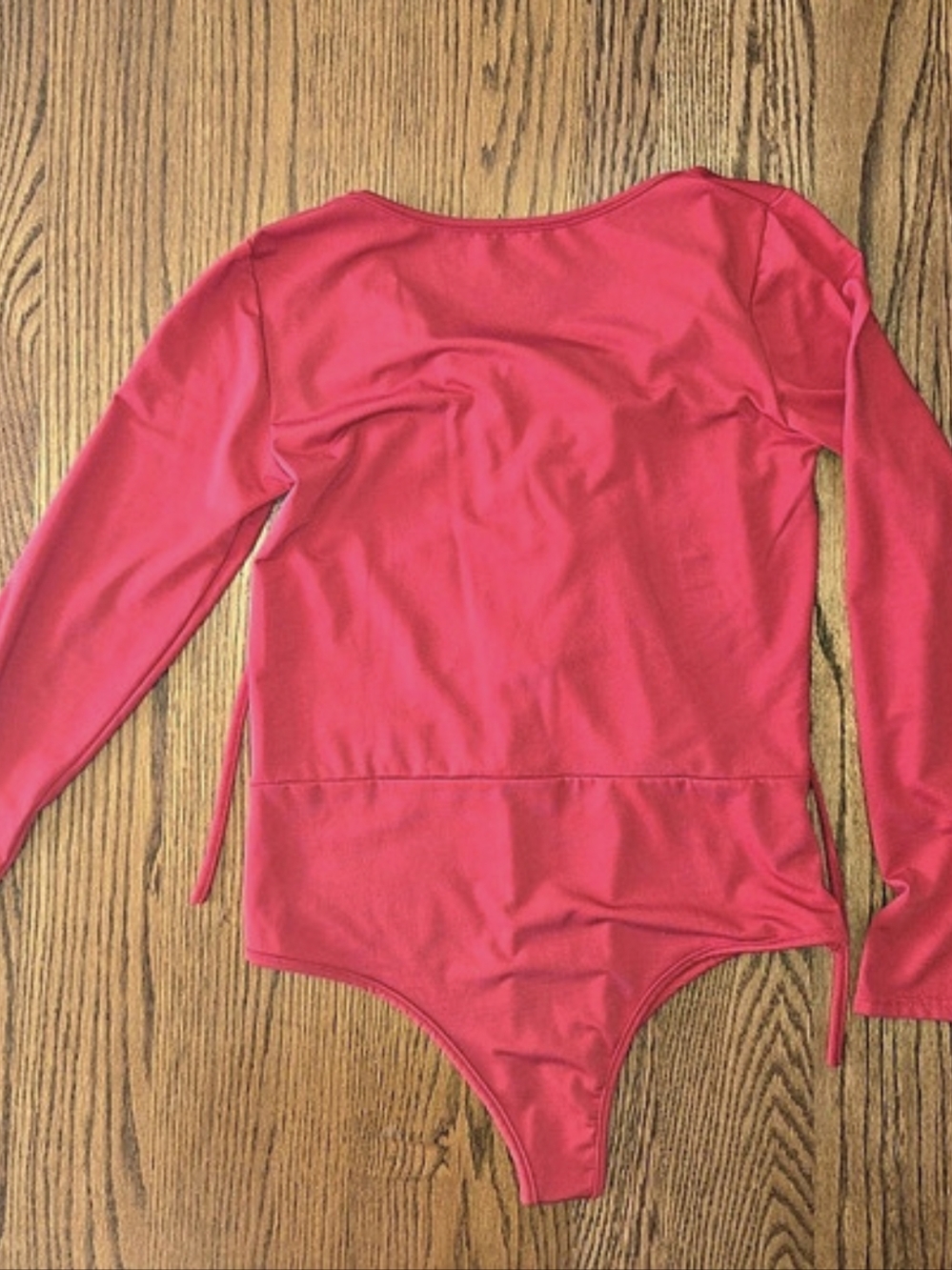 Long Sleeve Bodysuit in Red Size XXL Like New